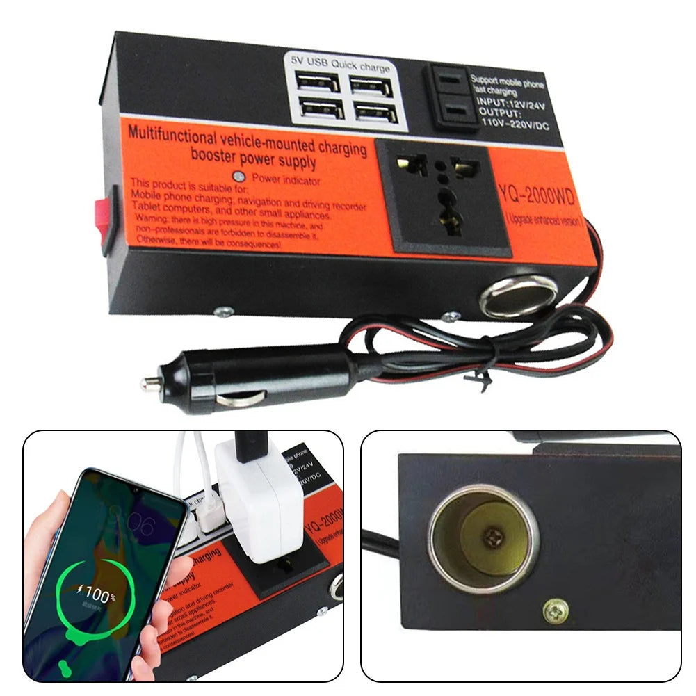 Inversor de corriente para auto