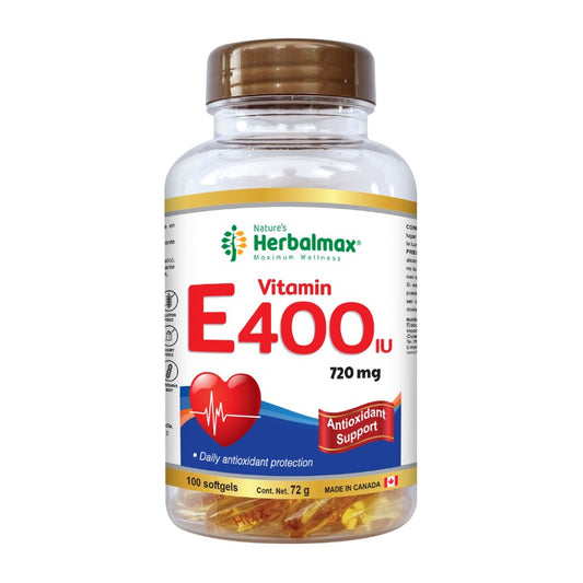 VITAMINA E SINTÉTICA SOFTGELS 400 IU ENVASE X 100