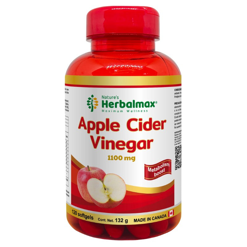 APPLE CIDER VINEGAR SOFTGELS 1100MG ENVASE X 120